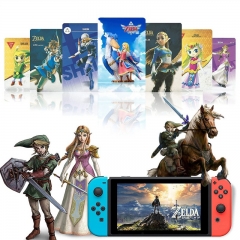 10 Styles The Legend Of Zelda Super Mario Bro Amiibo NFC Game Card Set For Switch