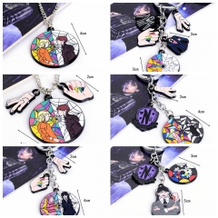 20 Styles Wednesday Addams Anime Keychain Necklace