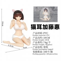 19CM Saekano: How to Raise a Boring Girlfriend Megumi Kato Anime PVC Figure Doll Toys
