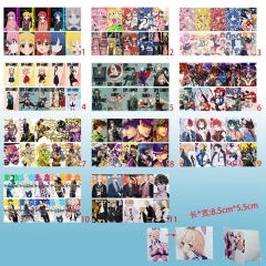 10PCS/SET 11 Styles Tokyo Ghoul SPY×FAMILY Cartoon Anime Card Stickers