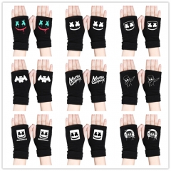 18 Styles Cotton Candy Anime Half Finger Gloves Winter Gloves