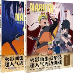 2 Styles Naruto Gift Anime Poster+Hand-Painted +Lomo Card+Sticker+Stand Plate+Postcard (Set)