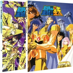 2 Styles Saint Seiya Anime Poster+Hand-Painted +Lomo Card+Sticker+Stand Plate+Postcard (Set)