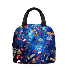 Stranger Things Cartoon For Students Anime Lunch Hand Bag