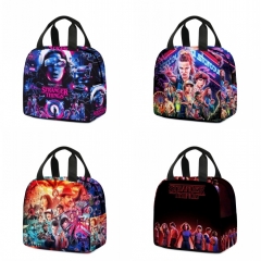 6 Styles Stranger Things Cartoon For Students Anime Lunch Hand Bag