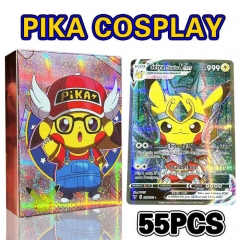 55PCS/SET Pokemon Collect Anime Card Game Play