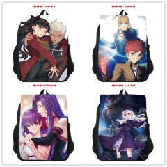 7 Styles Fate Grand Order Cartoon Pattern Anime Backpack Bag