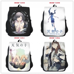 4 Styles Tenki no Ko/Weathering with You Cartoon Pattern Anime Backpack Bag