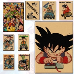 (No Frame) 39 Styles Dragon Ball Z Cartoon Canvas Material Anime Poster
