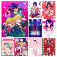 (No Frame) 40 Styles Oshi No Ko Cartoon Canvas Material Anime Poster