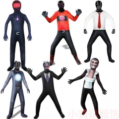 6 Styles Toilet Man Halloween Funny Costume Cosplay Camera Role Playing Jumpsuit