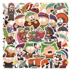 50PCS/SET South Park Cartoon Decorative Collectible Waterproof Anime Luggage Stickers