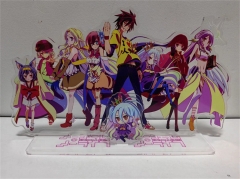 No Game No Life Cartoon Acrylic Pendant Anime Standing Plates