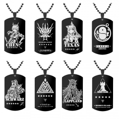 9 Styles Arknights Movie Cosplay Alloy Necklace