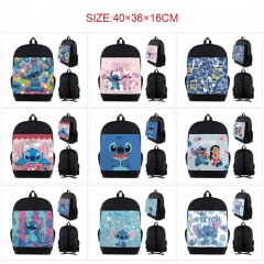 11 Styles Lilo & Stitch Cartoon Nylon Canvas Anime Backpack Bag