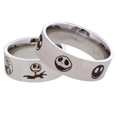 2 Styles The Nightmare Before Christmas Movie Cosplay Alloy Anime Ring