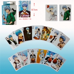54PCS/SET Kuroko no Basuke Cartoon Cosplay Anime Paper Poker
