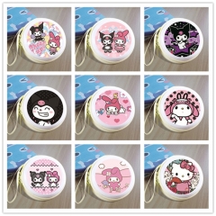 22 Styles Sanrio Kuromo Melody Kitty Cartoon Zipper Wallet Anime Coin Purse