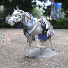 18CM Fate Stay Night Figma 568# DX Altria Pendragon Armor White Horse Anime Action Figure Model Toy