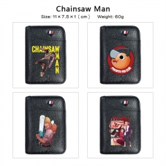 6 Styles Chainsaw Man Cartoon PU Anime Wallet Purse