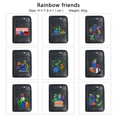 9 Styles Rainbow Friends Cartoon PU Anime Wallet Purse