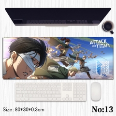 2 Styles (80*30*0.3CM) Attack on Titan/Shingeki No Kyojin Cartoon Anime Mouse Pad