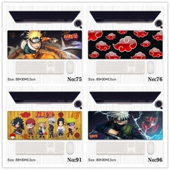 7 Styles (80*30*0.3CM) Naruto Cartoon Anime Mouse Pad