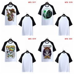 8 Styles Skull Cartoon Pattern Anime T Shirt