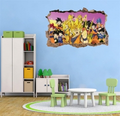2 Styles Dragon Ball Z Decorative Room Wall Waterproof PVC Anime Sticker