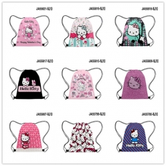 20 Styles Hello Kitty Cartoon Anime Drawstring bag