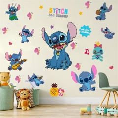 Lilo & Stitch Decorative Room Wall Waterproof PVC Anime Sticker