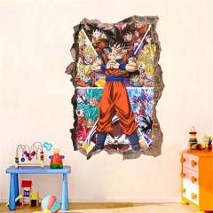 5 Styles Dragon Ball Z Decorative Room Wall Waterproof PVC Anime Sticker