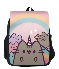 2 Styles Pusheen The Cat Cartoon Pattern Anime Backpack Bag