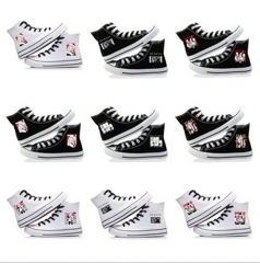 18 Styles Chainsaw Man Cosplay Cartoon Anime Canvas Shoes