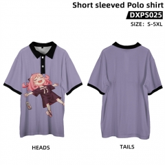 SPY x FAMILY Cartoon Anime Polo T Shirt