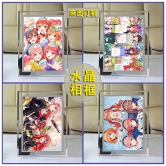 15 Styles 15*20CM The Quintessential Quintuplets Anime Crystal Photo Frame (With Picture)