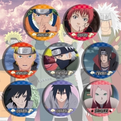 14 Styles Naruto Anime Alloy Badge Brooch