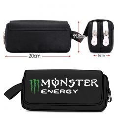 Monster Energy Pencil Case Anime Zipper Pencil Bag