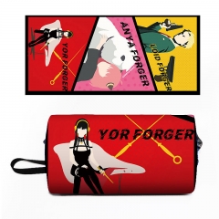 2 Styles SPY×FAMILY Rolling Pencil Case Anime Pencil Bag