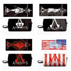 5 Styles Assassin's Creed Rolling Pencil Case Anime Pencil Bag