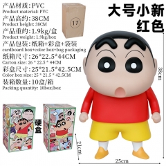 38CM Crayon Shin-chan 1:1 Big Figure Anime PVC Figure Toy