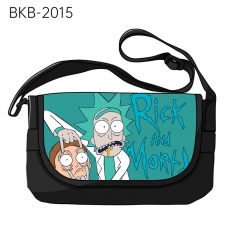 Rick and Morty Cartoon Pattern Anime Shoulder Bag