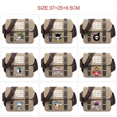 13 Styles One Piece Cartoon Canvas Anime Shoulder Bag