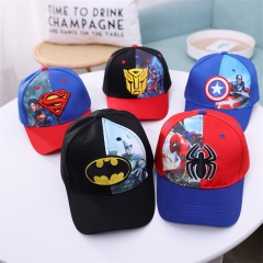 5 Styles Marvel Spider Man Iron Man Cartoon Hat Cap Anime Hat