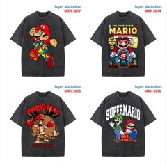 5 Styles Super Mario Bro. Cartoon Pattern Anime T Shirt