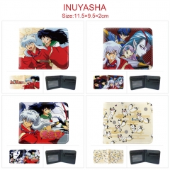 5 Styles Inuyasha Cartoon PU Short Anime Wallet Purse