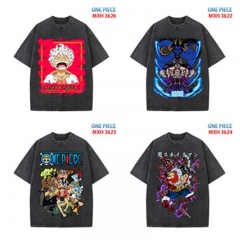 8 Styles One Piece Cartoon Character Pattern Anime T Shirt