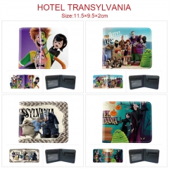 5 Styles Hotel Transylvania Cartoon PU Short Anime Wallet Purse
