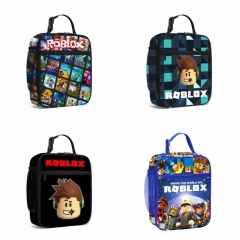 4 Styles Roblox Cartoon For Students Anime Lunch Hand Bag