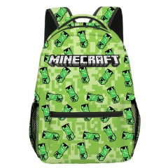 Minecraft School Student Double Side Anime Backpack Bag